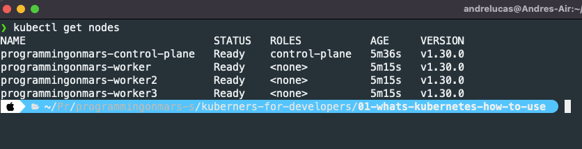 Kubernetes Get Nodes